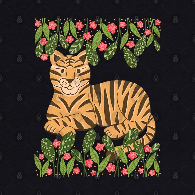 Chic Tiger by Drafts n Doodles